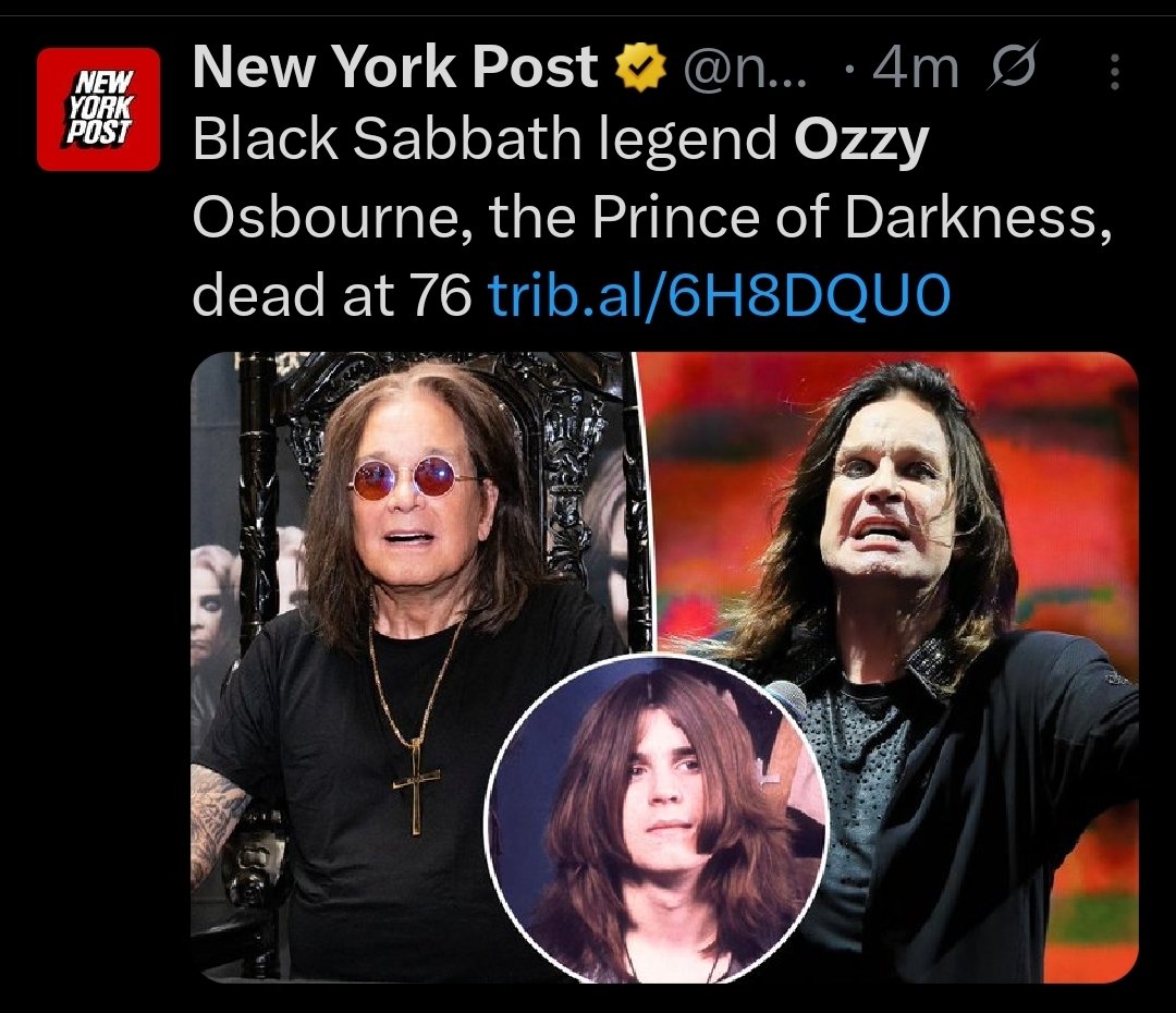 EVdayExplorer's tweet image. "Ten thousand million nightmares, temptation by the score, I used to get so high, and still I wanted more. You think my time is wasted in search of who I am, I tried so hard to kill the boy inside the man." -Ozzy Osbourne
RIP
