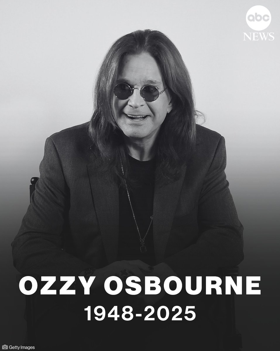 Morre o cantor Ozzy Osbourne o "PRÍNCIPE DAS TERVAS"

Descanse em paz, Ozzy