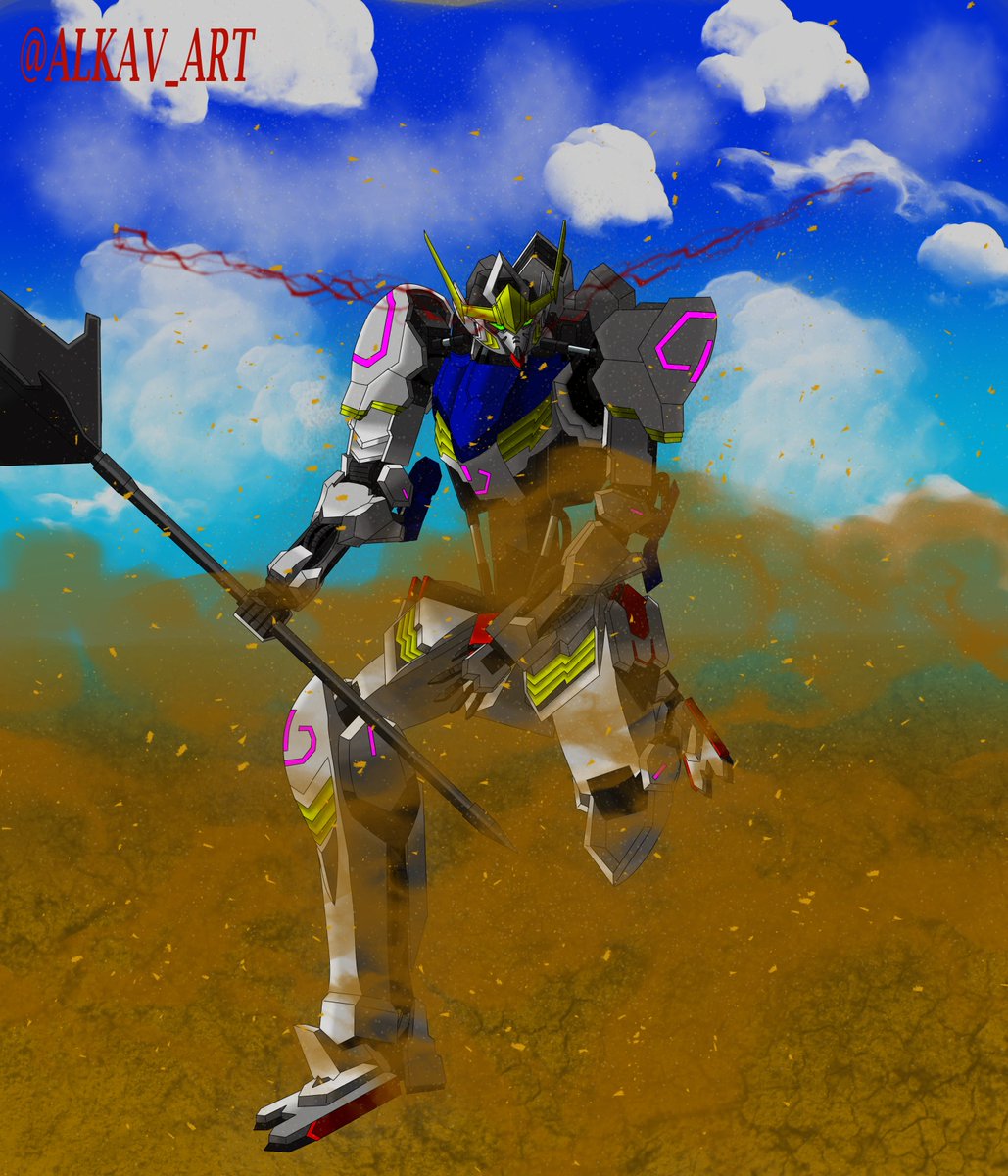 Alkav_art's tweet image. Barbatos #gundam #gundamart #mobilesuit