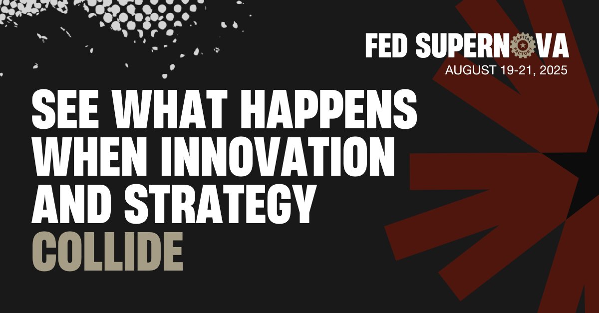 🚀 Autonomous systems, global defense alliances, and game-changing innovation — all under one roof!

At Fed Supernova, presented by <a href="/ATI_ORG/">ATI</a>, August 19–21, you’ll witness the cutting-edge technologies &amp; visionary leaders transforming national security.

🎟️ hubs.ly/Q03ykyQw0