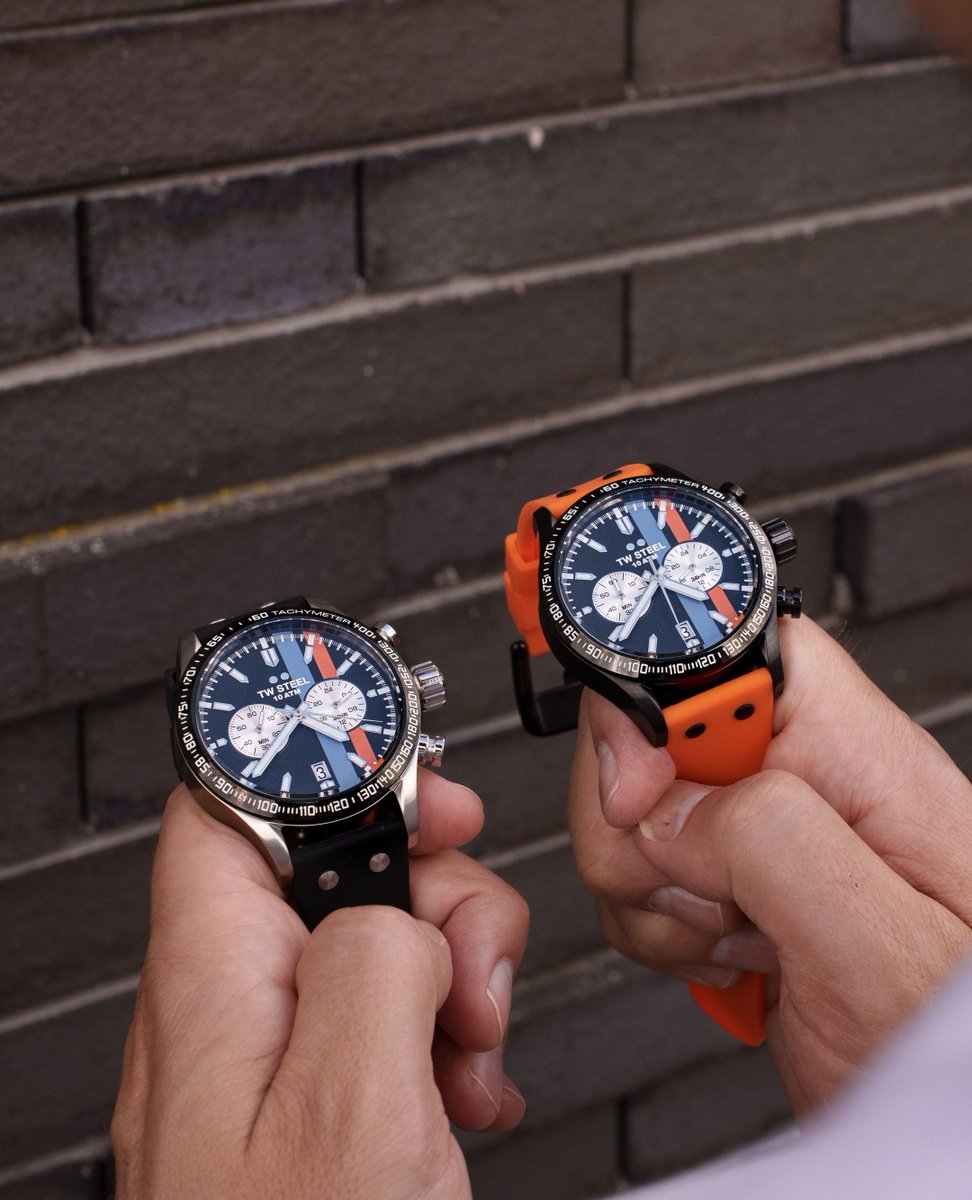 twsteel's tweet photo. The Volante Sport VS123! Born to stand out. Built to perform.

The VS123 features a brushed steel case with black tachymeter bezel, chronograph movement, and striking dial with full-colour racing stripes.
Now back in stock but not for long!

#TWSteel #LiveLarge https://t.co/9AIrpla9Tn