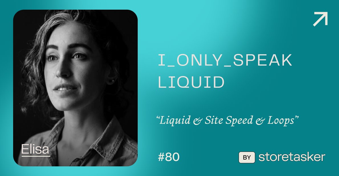 🚨 New post in I Only Speak Liquid — and it’s Elisa's final contribution!

In this edition, Elisa breaks down why nested loops in Liquid can absolutely wreck your <a href="/Shopify/">Shopify</a> site speed — and how to fix them using smarter patterns like:

✅ Eliminating unnecessary nested loops
✅