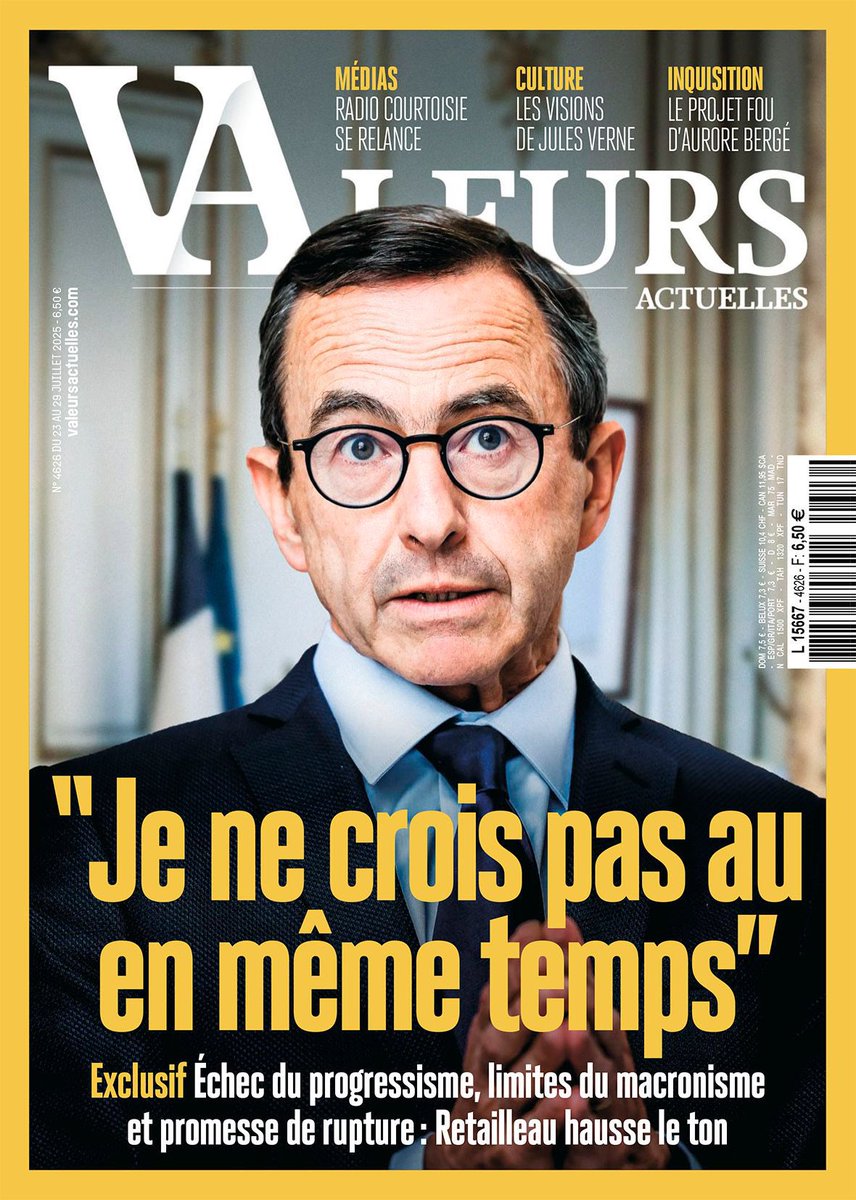 Bruno Retailleau hausse le ton … de plus en plus ! 

« Le macronisme s’achèvera avec Emmanuel Macron » . « Ni un mouvement, ni une idéologie » le macronisme « alimente l’impuissance »

Rupture  idéologique de <a href="/BrunoRetailleau/">Bruno Retailleau</a> avant une rupture définitive !
<a href="/lesRepublicains/">les Républicains</a>