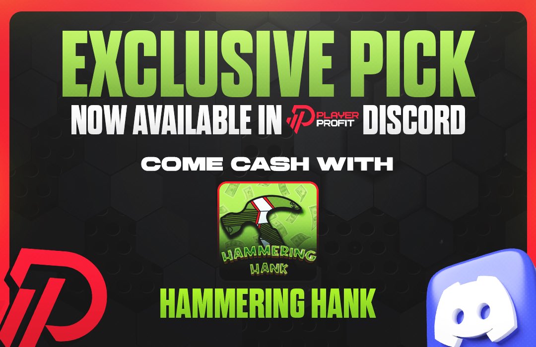 Player_profit's tweet image. Exclusive FREE Pick Of The Day !
@hammeringhankk just dropped his best bet into our discord !
⚾️ MLB BEST BET
Make sure to get in ASAP as we are dropping free picks daily by some of the best in the business!
DISCORD⤵️
discord.gg/playerprofit