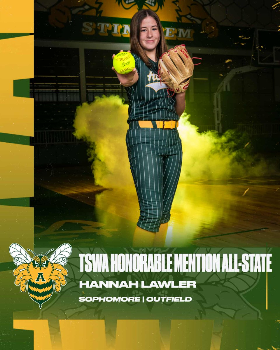 *Late Post*
Congratulations to 2027, Hannah Lawler, for achieving TSWA Honorable Mention All-State. For the district season, her bat was on fire 🔥leading with a .657 batting average! This kid is a stud, hard worker, a great teammate and it shows out on the field.
#pffastpitch