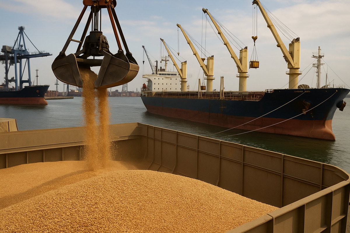 🚢Samsun Limanı’nda 2 gemi; 3000 ton ve 3200 ton,
🚢Alsancak Limanı’nda 1 gemi; 3200 ton,
🚢Tekirdağ Limanı’nda  3 gemi; 3000 ton, 2800 ton ve 3000 ton,
🌾İthal buğdayı boşaltmak için bekliyor.
🌾Tam da hasat sezonunda!
🌾Bir çok üründe olduğu gibi, buğdayda da Türkiye artık