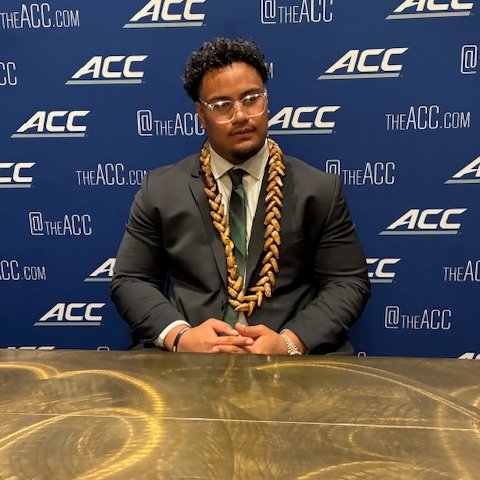 TheFWAA's tweet image. OT Francis Mauigoa's main job is to protect @CanesFootball 's transfer QB Carson Beck. "He (Beck) likes to stay in the pocket and get the ball to his playmakers. I am not going to let anybody touch him. I want to keep him safe," said Mauigoa, an @outlandtrophy favorite in 2025.
