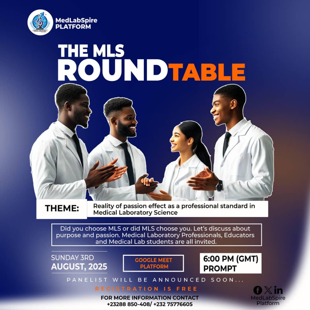 medlabspire's tweet photo. 🎯 𝐃𝐈𝐃 𝐘𝐎𝐔 𝐂𝐇𝐎𝐎𝐒𝐄 𝐌𝐋𝐒 𝐎𝐑 𝐖𝐄𝐑𝐄 𝐘𝐎𝐔 𝐂𝐇𝐎𝐒𝐄𝐍? 🎯

𝐓𝐡𝐞 #𝐌𝐋𝐒𝐑𝐨𝐮𝐧𝐝𝐭𝐚𝐛𝐥𝐞 𝐢𝐬 𝐡𝐞𝐫𝐞! 🔬🧪

🔗 Register FREE: https://t.co/5cup7fpTpG
#MedLabSpire #PassionToProfession #LabProfessionals https://t.co/em93NS5cfH