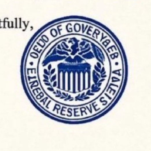 MorningBrew's tweet image. 🚨 DON'T FALL FOR IT 🚨
A fake resignation letter from Fed Chair Powell is circulating on social media
The Federal Reserve seal has clearly been AI-generated
