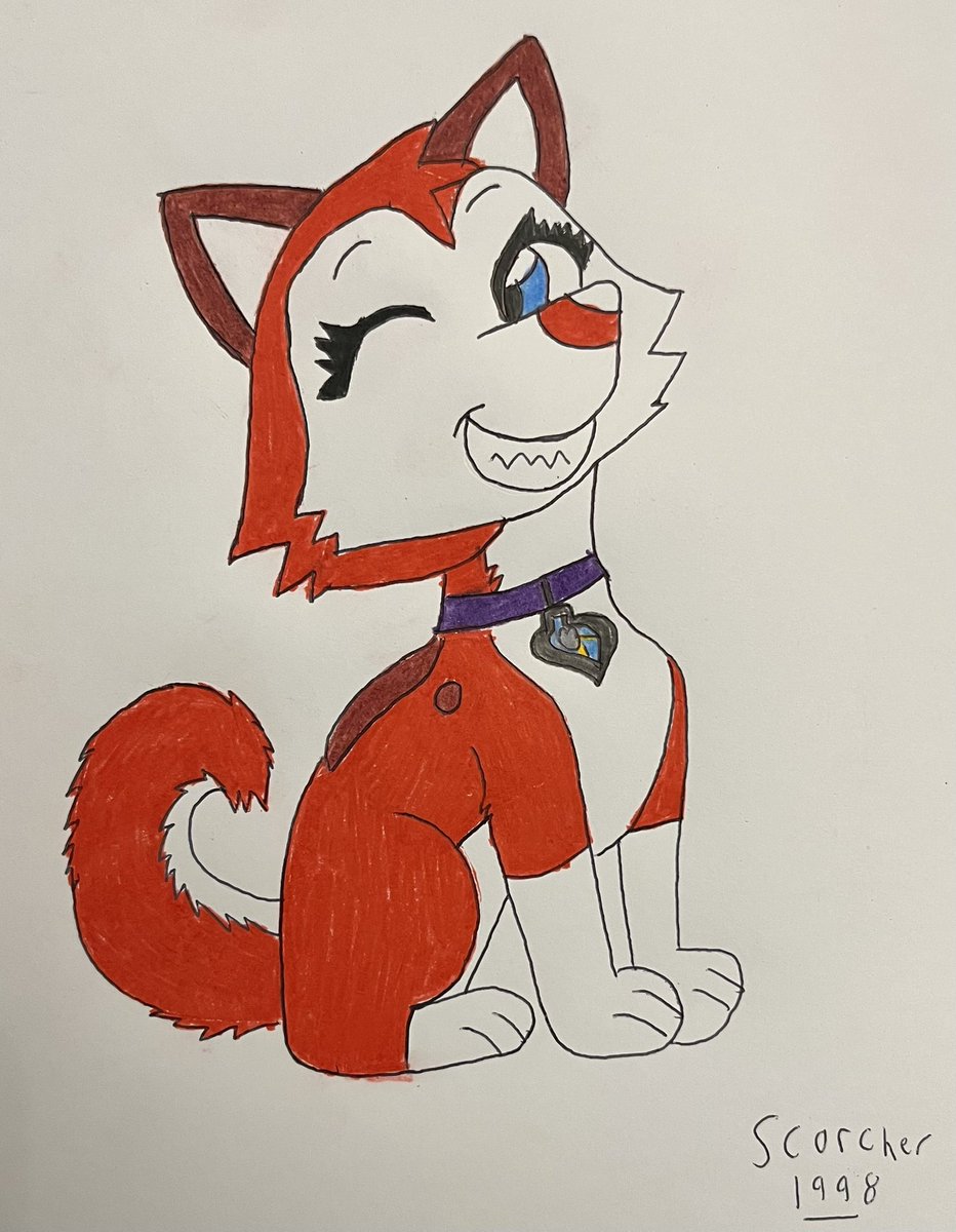 PirateScorcher's tweet image. Art fight 2025 - velvet
Friendly fire for aditibujju of their paw patrol oc velvet doing a cute pose
Hope you like it
#artfight #artfight2025 #friendlyfire #pawpatrol #feral #dog #drawing