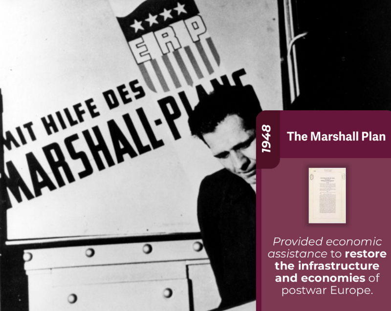 archivesfdn's tweet image. Some American docs changed more than *just* America. They changed the globe!
🌍 The UN Charter
🕊️ The Truman Doctrine
🧭 The Marshall Plan
Vote for the idea(s) you think most significantly reshaped America and the world in #100Docs → 100docs.vote
