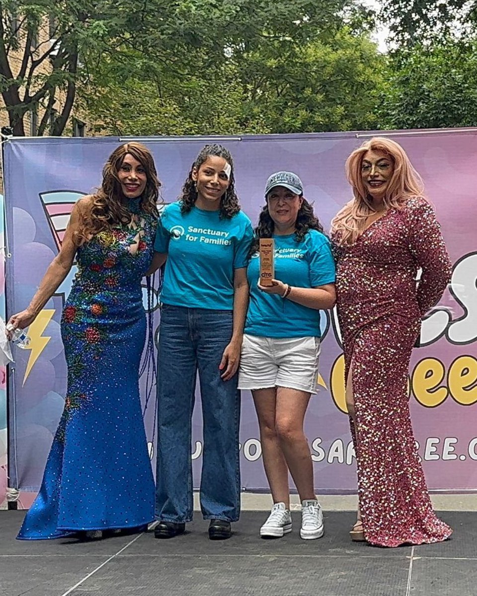 SFFNY's tweet image. Sanctuary is honored to receive the 2025 Furia Trans Award from Colectivo Intercultural TRANSgrediendo, in recognition of the tireless work of our Community Law Project & Immigration Intervention Project to advance safety & justice for TransGNB, QTBIPOC, & immigrant survivors.