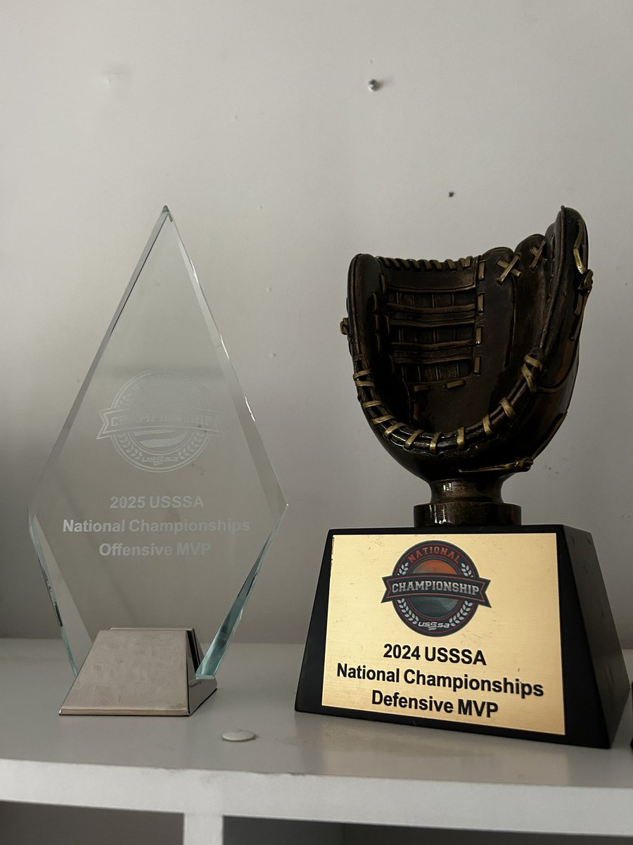 Tarynlewis2029's tweet photo. Great way to end the season! 
Started strong but just fell short of the big win.🥈
This weekend at the plate my AVG was .476 with 6 RBI’s and on the field with 2 DP’s 
Thank you USSSA National tournament for granting me the offensive MVP of the whole thing! 
Time for HS season!! https://t.co/cU5nDWSJjA