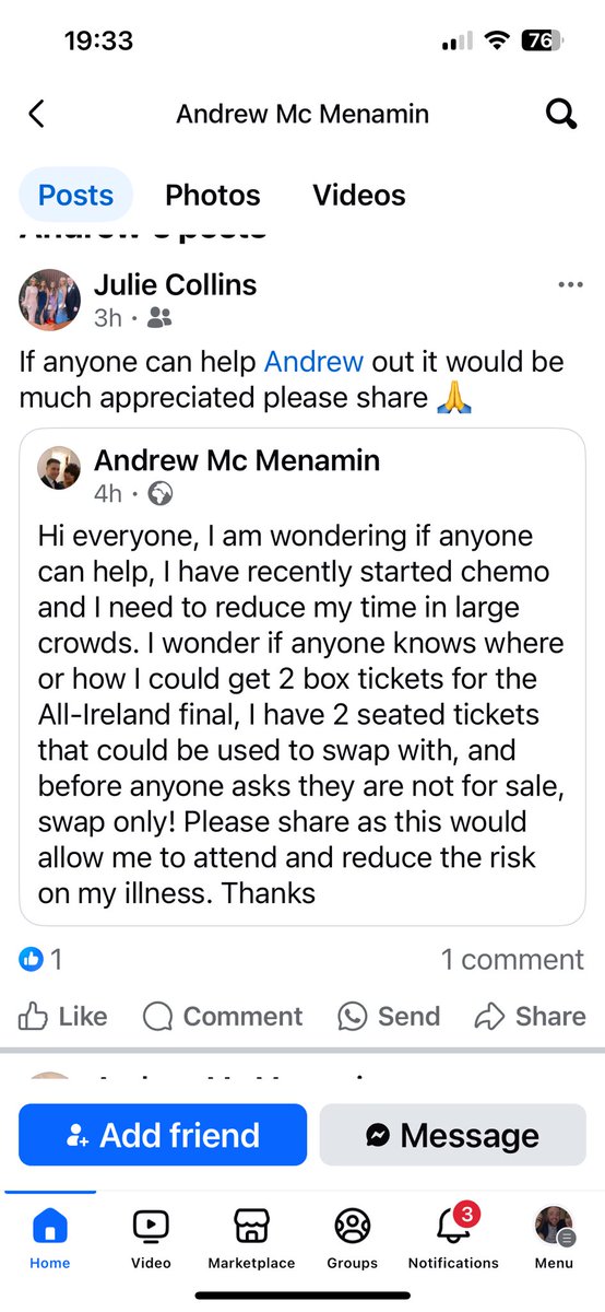 ⁦<a href="/JoeBrolly1993/">Joe Brolly</a>⁩ could u help this@poor lad