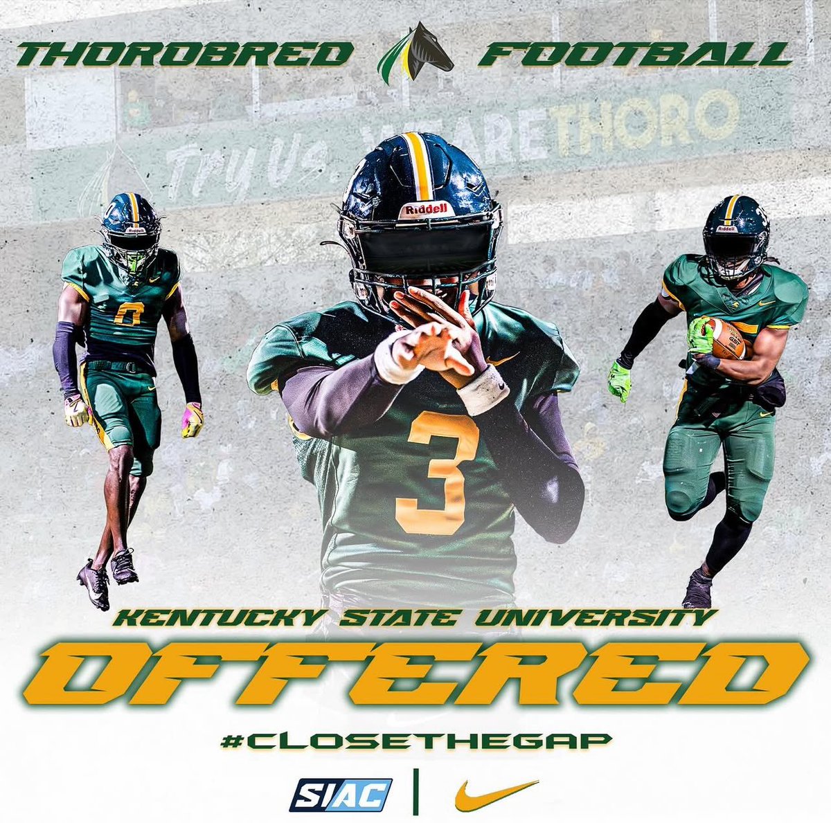 Myles Blandingburg (@mylesblandingb2) on Twitter photo #AGTG Blessed to receive an offer from Kentucky State University 🟢🟡! <a href="/BigBlueRecruits/">✭LᴀGʀᴀɴɢᴇ Hɪɢʜ Fᴏᴏᴛʙᴀʟʟ✭</a> <a href="/will15bates/">Coach Will Bates</a> <a href="/C0ACH_THOMAS/">Cᴏᴀᴄʜ Bᴜʀᴛᴏɴ Tʜᴏᴍᴀs</a> <a href="/CoachEChambers/">Earl Chambers</a> <a href="/MattNapier9/">Coach Matt Napier</a> #AGTG Blessed to receive an offer from Kentucky State University 🟢🟡! <a href="/BigBlueRecruits/">✭LᴀGʀᴀɴɢᴇ Hɪɢʜ Fᴏᴏᴛʙᴀʟʟ✭</a> <a href="/will15bates/">Coach Will Bates</a> <a href="/C0ACH_THOMAS/">Cᴏᴀᴄʜ Bᴜʀᴛᴏɴ Tʜᴏᴍᴀs</a> <a href="/CoachEChambers/">Earl Chambers</a> <a href="/MattNapier9/">Coach Matt Napier</a>