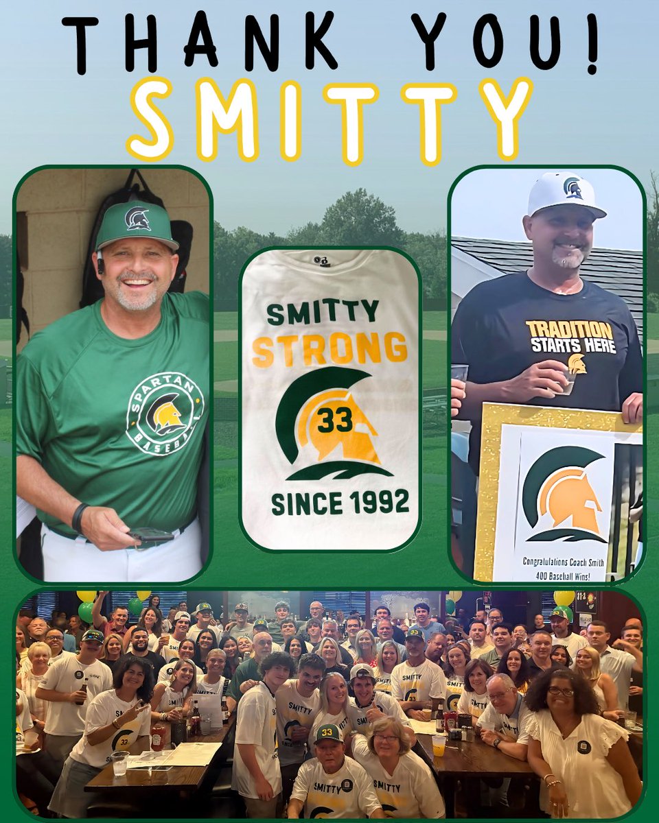 SPARTANSSP0RTS's tweet image. 💛 THANK YOU, SMITTY 💚
Over 150 Spartans showed up last week—not just to raise funds, but to lift up the man who’s lifted us for 30+ years.
Your impact is everywhere, Smitty.
Keep fighting like you taught us to.
#SmittyStrong #SaintMarksHS #ThankYouSmitty