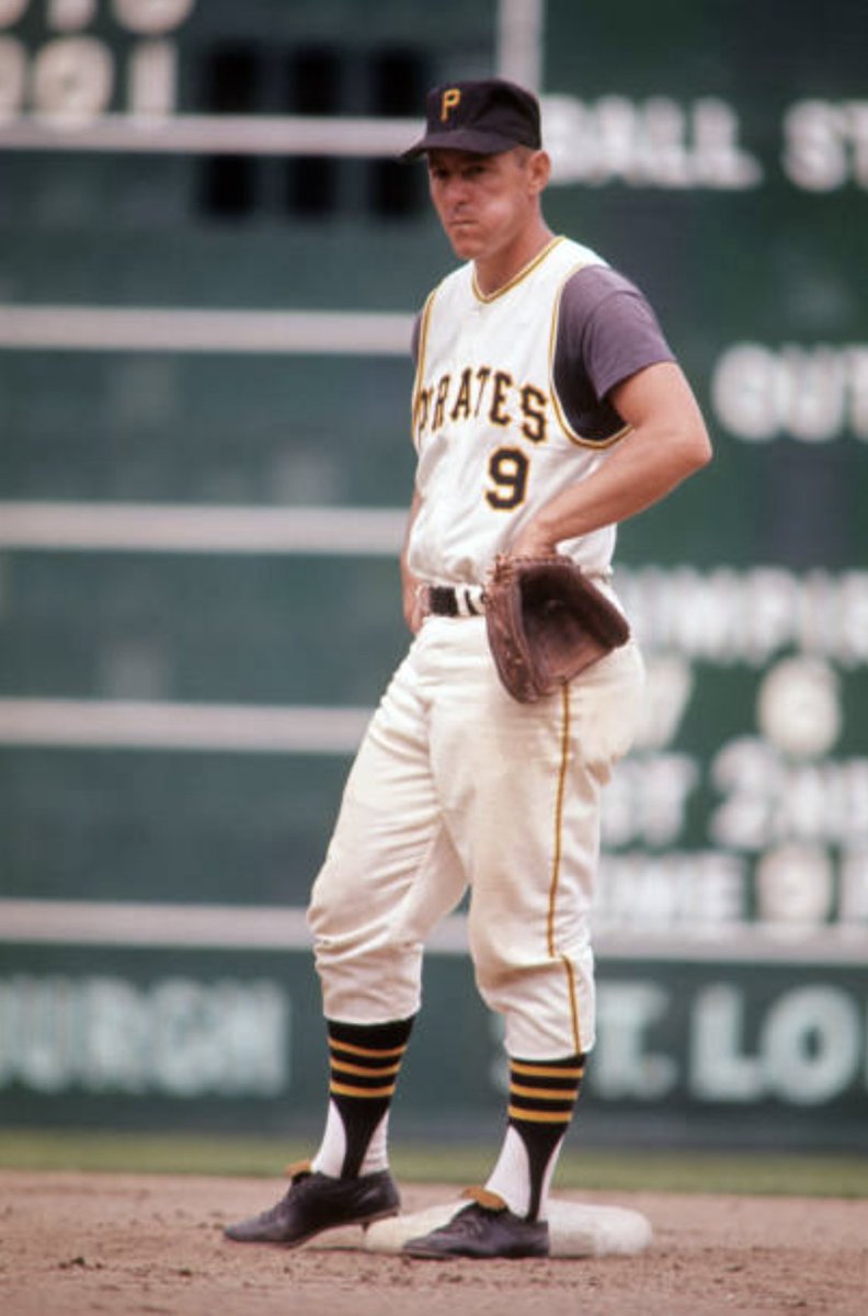 Bill Mazeroski during a game against the New York Mets at Forbes Field on April 26, 1964