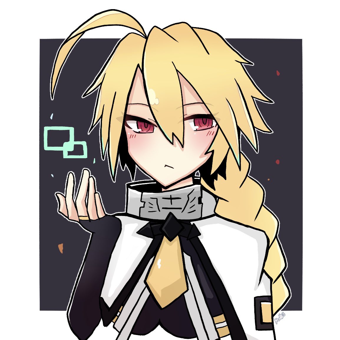 mutuki78's tweet image. 夜のお絵描き
ラムダちゃん。