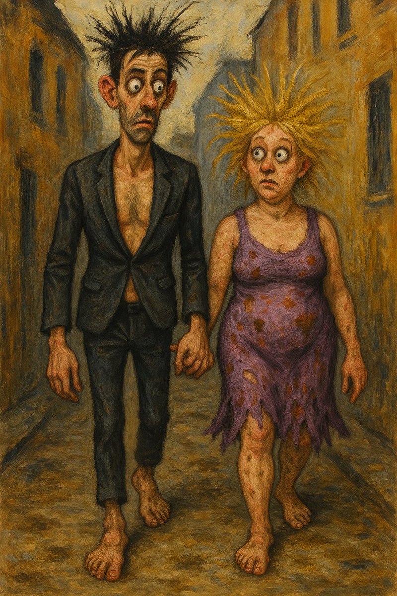 The sparklers have gone out
They are the talk of town
Hand cut suit and clinging dress
Without shoes and hair a mess
I often see them strut
And sometimes wonder “whut”
I don’t know where they off to
But it’s their life
So we should let them do 
the things they do

(the sparklers