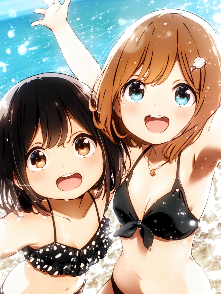 tsukuyomi2021's tweet image. 「Summer Girls❤🍹」
#nijijourney #midjourney #AIイラスト #AIart #AIアート