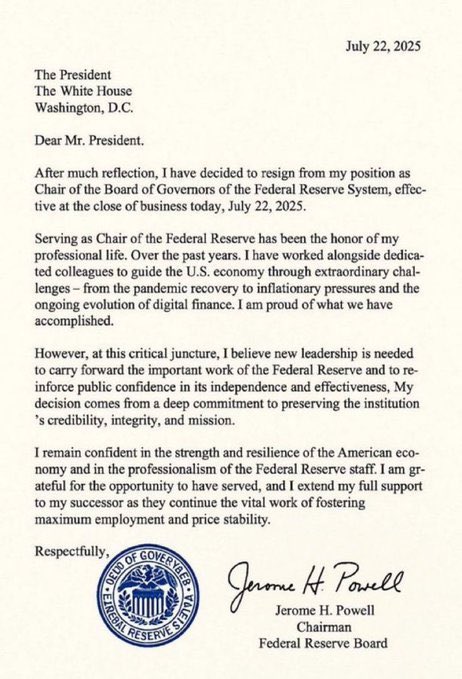 RippleXrpie's tweet image. 🚨ATTENTION: Jerome Powell has not resigned. This document is fake!
It doesn’t matter because his end is coming soon.
💥PREPARE💥