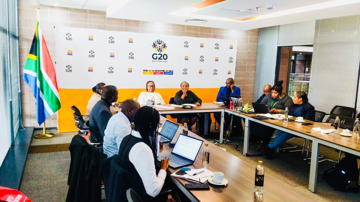 DWYPD_ZA's tweet image. 📌 Earlier today
The @DWYPD_ZA held the G20 Empowerment of Women Working Group (EWWG), which continues to champion gender equality and women’s economic empowerment.
📝 A key priority is recognising the value of Unpaid Care Work in driving inclusive and resilient economies.