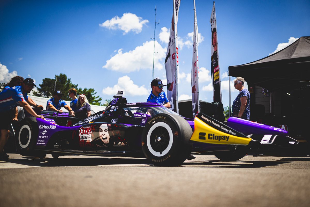 MeyerShankRac's tweet image. So sad to hear of the passing of heavy metal legend Ozzy Osbourne.
We’re so glad we were able to honor him and Black Sabbath just a few weeks ago at Mid-Ohio 🙌🏻💜