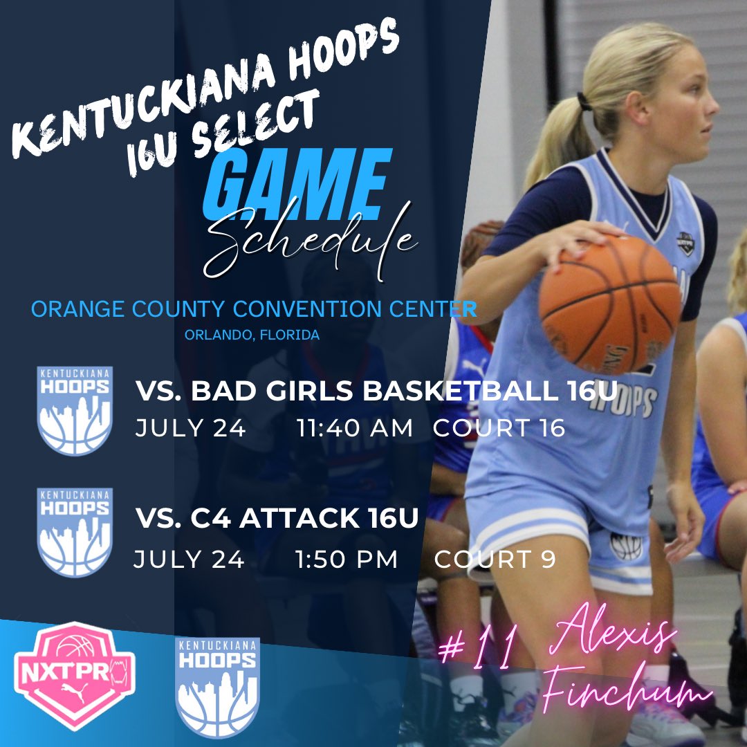 Alexis Finchum (@finchumalexis) on Twitter photo Last AAU event of the season. Can't wait to get back on the court with my team. <a href="/KYIN_Hoops_GBB/">Kentuckiana Hoops Girls AAU</a> <a href="/coach_wathen/">Coach Wathen</a> <a href="/FlexxSports_Ent/">JesusDorado๐</a> <a href="/alyxwhite_/">Alyx White</a> <a href="/PRO16G/">NXTPRO Girls League</a> <a href="/CHS_LPBB/">Lady Pirate Basketball</a> <a href="/PGHIndiana/">Prep Girls Hoops Indiana</a> <a href="/coachbeckett/">IGBRR Hoops</a> Last AAU event of the season. Can't wait to get back on the court with my team. <a href="/KYIN_Hoops_GBB/">Kentuckiana Hoops Girls AAU</a> <a href="/coach_wathen/">Coach Wathen</a> <a href="/FlexxSports_Ent/">JesusDorado๐</a> <a href="/alyxwhite_/">Alyx White</a> <a href="/PRO16G/">NXTPRO Girls League</a> <a href="/CHS_LPBB/">Lady Pirate Basketball</a> <a href="/PGHIndiana/">Prep Girls Hoops Indiana</a> <a href="/coachbeckett/">IGBRR Hoops</a>