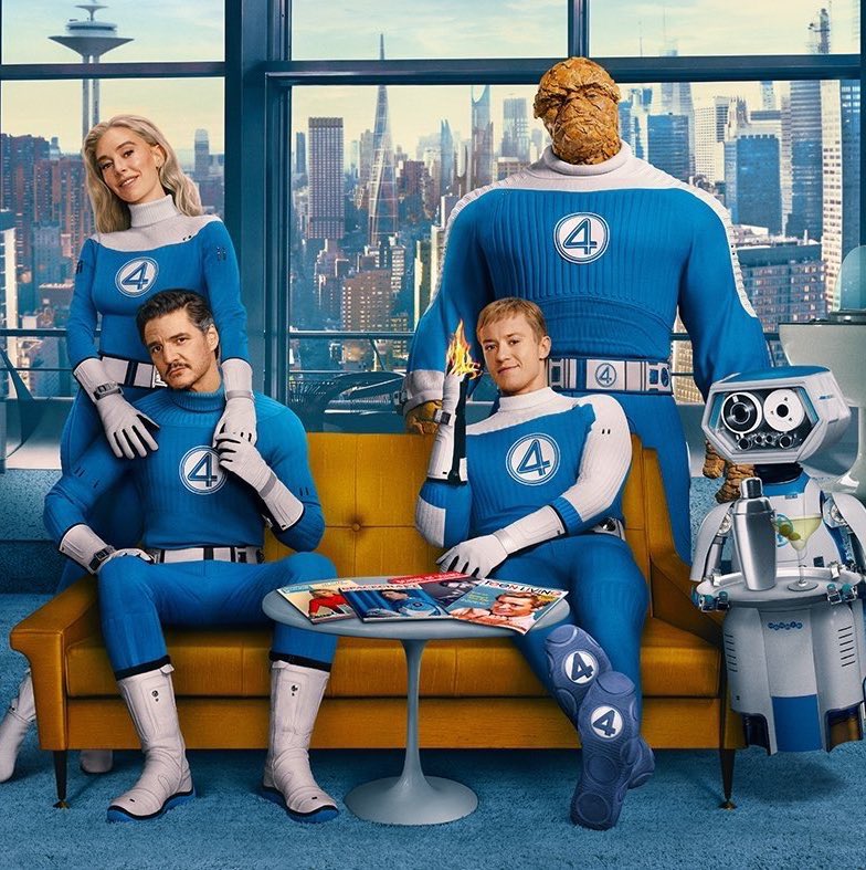 cosmic_marvel's tweet image. The cast of ‘THE FANTASTIC FOUR: FIRST STEPS’ on welcoming other characters into the Baxter Building in ‘AVENGERS: DOOMSDAY’
Pedro: “They change the color of the carpet.”
Vanessa: “It’s so nice. Look how big that living room is. That’s not for four people only. That’s what I…