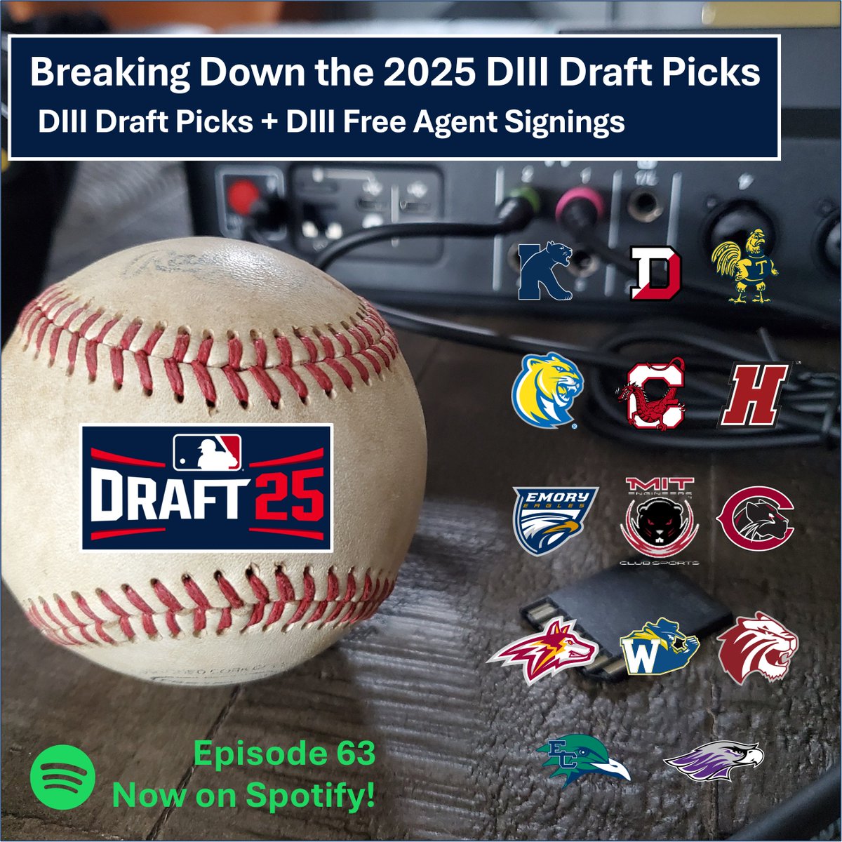 d3ppodcast's tweet image. MLB draft picks and free agent signings from DIII? We cover it all in our latest episode. Listen on Spotify: open.spotify.com/episode/1jxzPu…
@d3baseball
@d3Playbook
@ABCA1945
@RawlingsSports
@BaseUnstitched
@64Analytics
@d3sports
@D3SportsData
@NCAABaseball
@ESPN_College
@CollegeBaseCNT