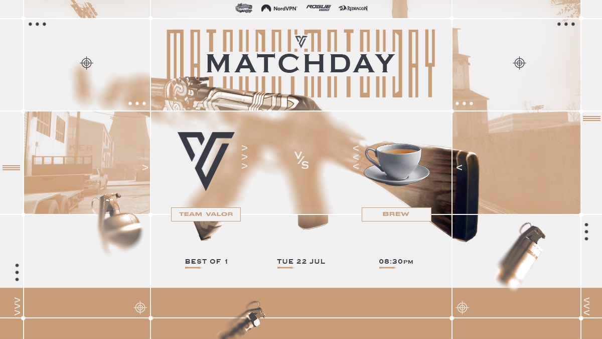 Team Valor (@teamvalor8_) on Twitter photo GAME DAY | <a href="/CounterStrike/">CS2</a>
The debut for the CS2 guys tonight in the <a href="/UKICircuit/">UK & Ireland Circuit</a> league. Hoping to get off to a good start in the gold and black 🔥
🇬🇧 <a href="/ByfieldCS/">Alex Byfield</a>
🇬🇧 <a href="/JayTheReddd/">Jared</a>
🇬🇧 <a href="/moxfromearth/">moxfromearth</a>
🇸🇰 <a href="/log1ksss/">MAC-10 Abuser</a>
🇷🇴 <a href="/waZzCS2/">waZz</a>
Live @ twitch.tv/sh1ngekiiii GAME DAY | <a href="/CounterStrike/">CS2</a>
The debut for the CS2 guys tonight in the <a href="/UKICircuit/">UK & Ireland Circuit</a> league. Hoping to get off to a good start in the gold and black 🔥
🇬🇧 <a href="/ByfieldCS/">Alex Byfield</a>
🇬🇧 <a href="/JayTheReddd/">Jared</a>
🇬🇧 <a href="/moxfromearth/">moxfromearth</a>
🇸🇰 <a href="/log1ksss/">MAC-10 Abuser</a>
🇷🇴 <a href="/waZzCS2/">waZz</a>
Live @ twitch.tv/sh1ngekiiii