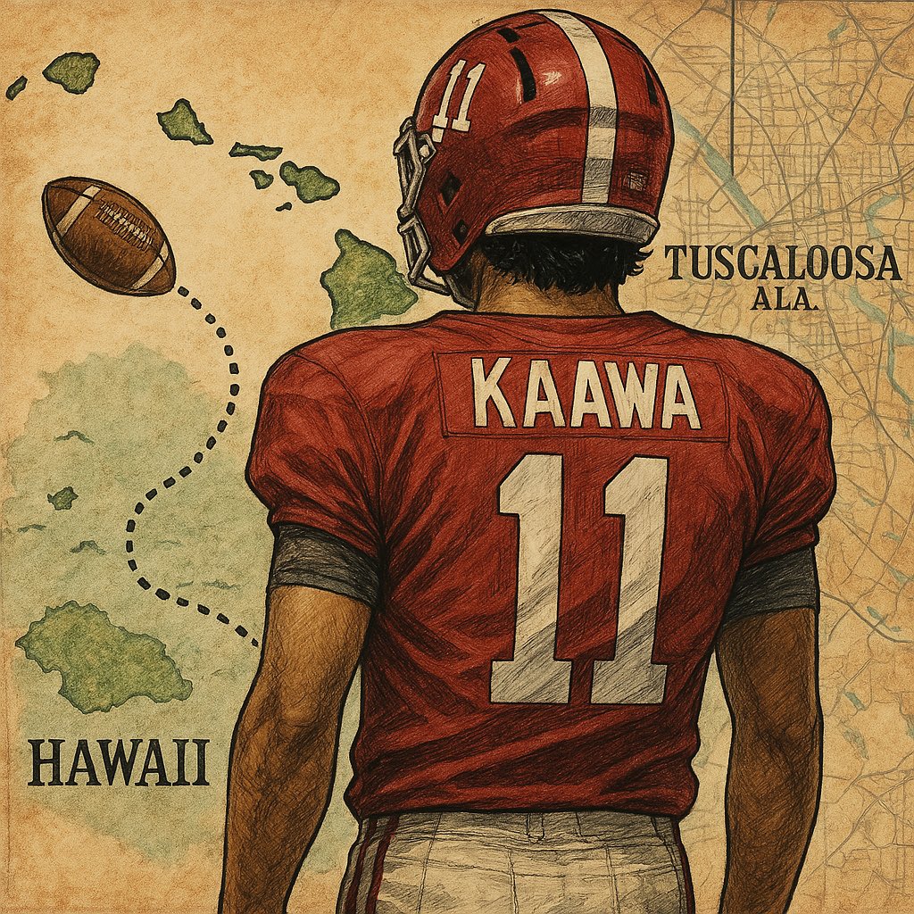 RayMcDuffie11's tweet image. Alabama has gotten its 21st commit from QB Tayden Kaawa!