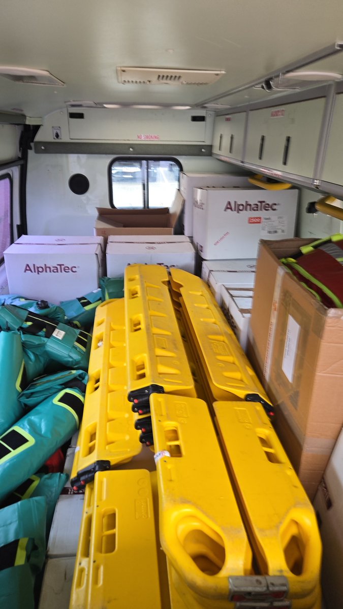 Richard Lee MBE CStJ QAM FIMC FCPara (@ceostjac) on Twitter photo This week 8 retired <a href="/SJACymru/">St John Ambulance Cymru</a> ambulances go to #Ukraine via <a href="/smartmedicalaid/">SMART Medical Aid</a>. Some of our partner agencies <a href="/MEDSERVEWales/">MEDSERVE Wales</a> <a href="/WelshAmbulance/">Welsh Ambulance</a> <a href="/NWSSP/">NHS Wales Shared Services Partnership 🏳️🌈</a> have made sure we can add some relevant equipment & items to these trucks. Making sure donations are usable, needed & serviceable. This week 8 retired <a href="/SJACymru/">St John Ambulance Cymru</a> ambulances go to #Ukraine via <a href="/smartmedicalaid/">SMART Medical Aid</a>. Some of our partner agencies <a href="/MEDSERVEWales/">MEDSERVE Wales</a> <a href="/WelshAmbulance/">Welsh Ambulance</a> <a href="/NWSSP/">NHS Wales Shared Services Partnership 🏳️🌈</a> have made sure we can add some relevant equipment & items to these trucks. Making sure donations are usable, needed & serviceable.
