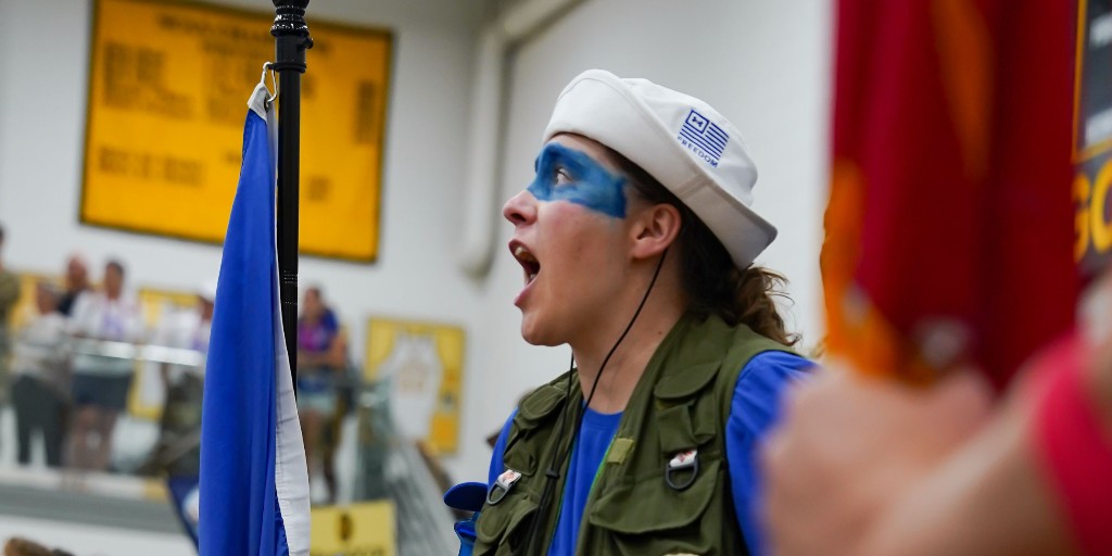 wwp's tweet image. The @dodwarriorgames are in full swing, and one of WWP's warriors, Maria Edwards, competed in their indoor rowing event. Supporters' cheers and encouragements filled the room. Join us in cheering on Maria and all the incredible warriors competing this week!