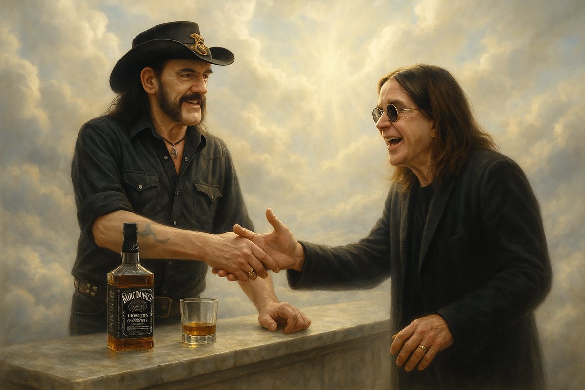 mum8le82's tweet image. The Hellraisers reunited again. #ripozzy #ozzy #ozzyosboune #lemmy