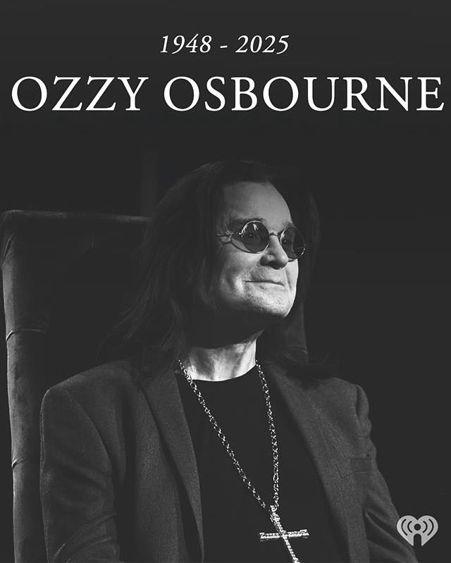 codigoveracruz's tweet image. 💔 El cantante #OzzyOsbourne ha muerto a los 76 años. El músico británico fue líder de la legendaria banda #BlackSabbath. 

En paz descanse.