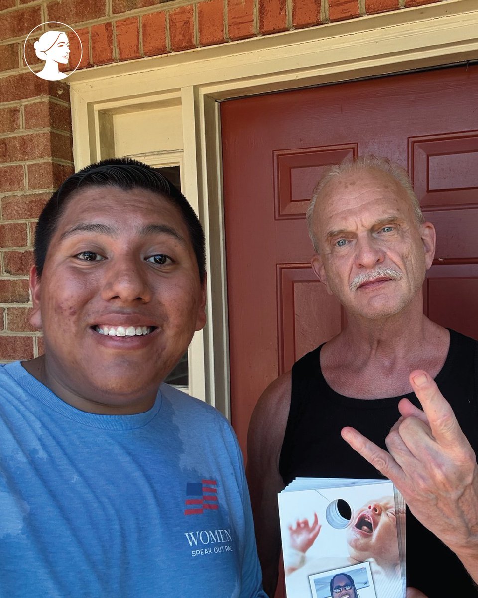 sbaprolife's tweet image. Juan had a powerful conversation with Gary today on the VA student deployment.
He and his wife were planning to vote for Nadarius Clark in the VA House of Delegates race until they heard about his support for abortion until birth and his refusal to protect babies who survive.…