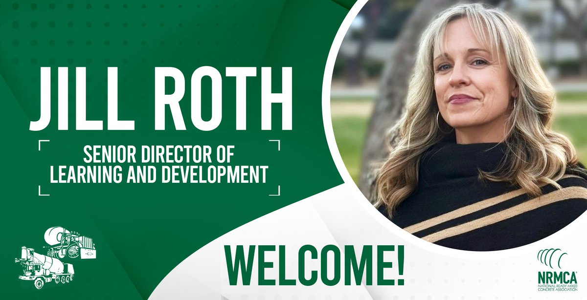 We are also excited to announce Jill Roth has officially joined NRMCA as Senior Director of Learning and Development! 👏

Jill will lead <a href="/nrmca/">NRMCA</a>'s learning initiatives, from deploying new platforms and managing ProTech integration, to pioneering our eLearning category and
