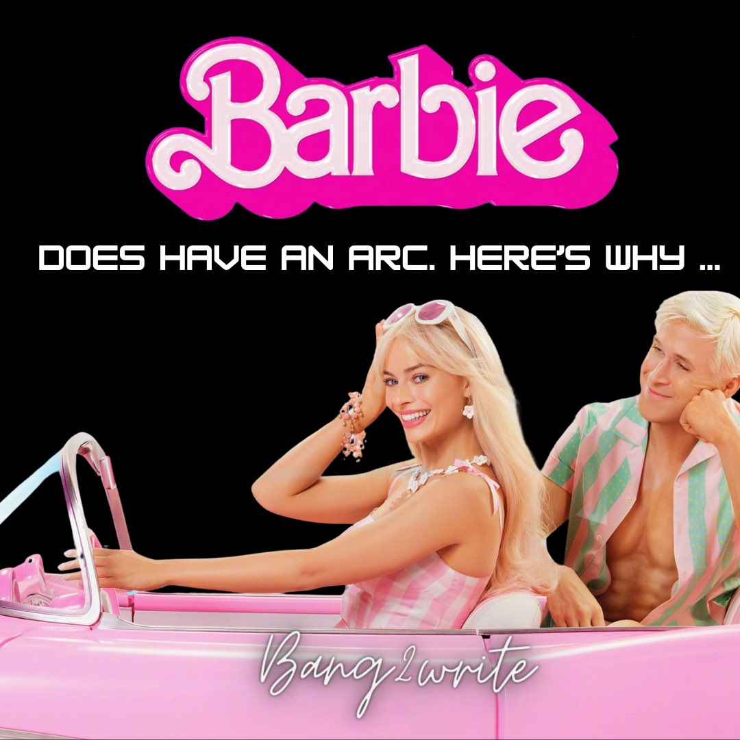 Cue people shitting on Barbie cuz *sigh* Yeah yeah you so clever - by the way, love it or hate it, Barbie was a very well written movie. Here’s why bang2write.com/2024/03/barbie…