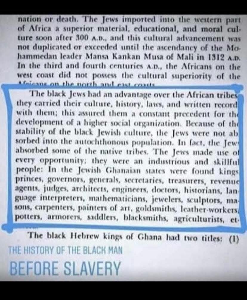 RAISRAEL2's tweet image. African man agrees that Negroes are not African. We are actually the biblical Jews.