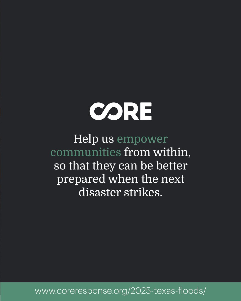 COREresponse's tweet image. We want to take a moment to extend a heartfelt THANK YOU to our incredible volunteers.
Our Emergency Response Team (ERT) volunteers have arrived in Tom Green County, Texas, and are making a meaningful impact on the ground.
coreresponse.org/2025-texas-flo…
#sanangelo #texasfloods