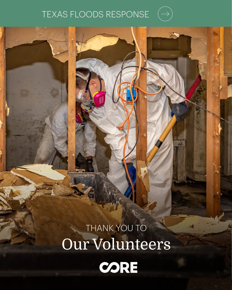 COREresponse's tweet image. We want to take a moment to extend a heartfelt THANK YOU to our incredible volunteers.
Our Emergency Response Team (ERT) volunteers have arrived in Tom Green County, Texas, and are making a meaningful impact on the ground.
coreresponse.org/2025-texas-flo…
#sanangelo #texasfloods