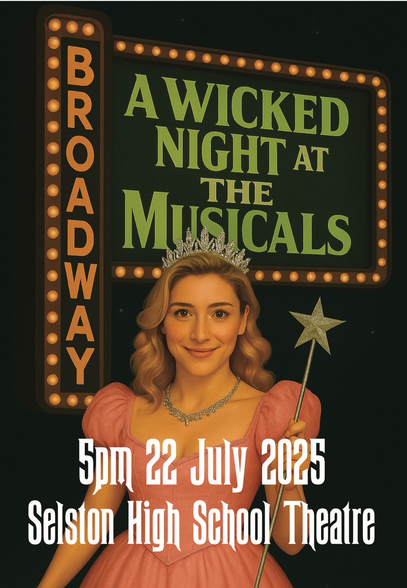 Elisha Allsop, @ttctre.bsky.social (@ttct_re) on Twitter photo Such a fantastic evening <a href="/SelstonHigh/">Selston High School</a>’s ‘A Wicked Night at the Musicals’! ⭐️
Well done scholars and staff who have worked so hard to make it happen - especially the leadership of Mrs Pickering, Head of Performing Arts! 🎭
#TeamSelston #SmashingIt #BestYet Such a fantastic evening <a href="/SelstonHigh/">Selston High School</a>’s ‘A Wicked Night at the Musicals’! ⭐️
Well done scholars and staff who have worked so hard to make it happen - especially the leadership of Mrs Pickering, Head of Performing Arts! 🎭
#TeamSelston #SmashingIt #BestYet