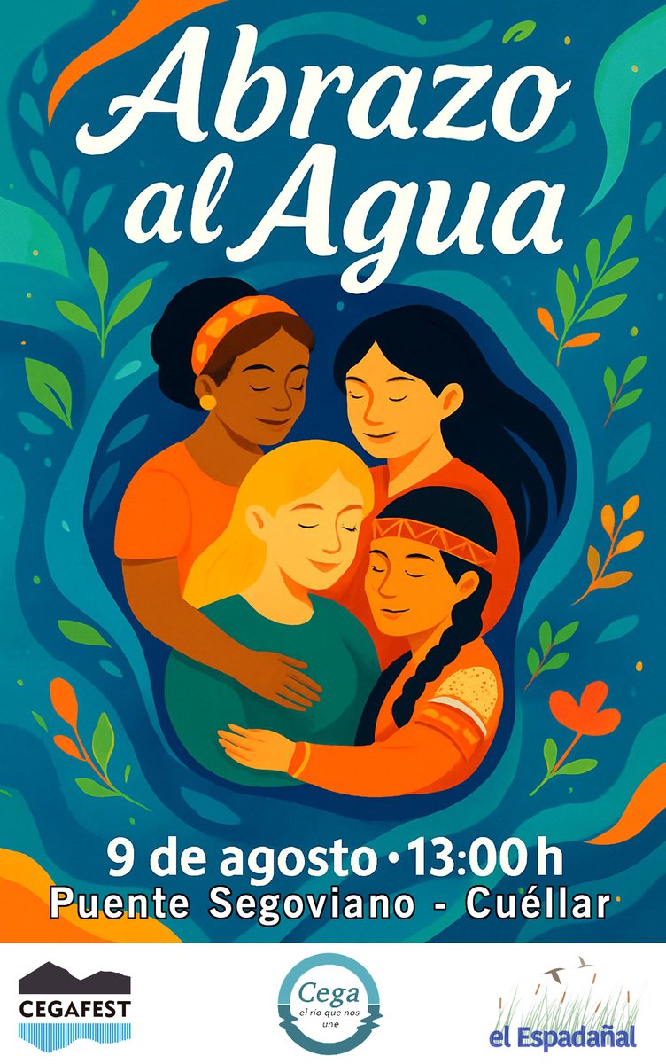 📣📣Un año mas nos sumamos al abrazo al agua, Os esperamos el próximo 9 de Agosto a las 13:00h‼️🧑‍🤝‍🧑💧