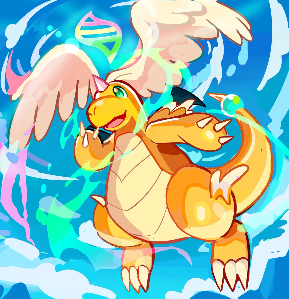 spyggt's tweet image. Mega Dragonite is finally here!! ☁️
#PokemonLegendsZA
