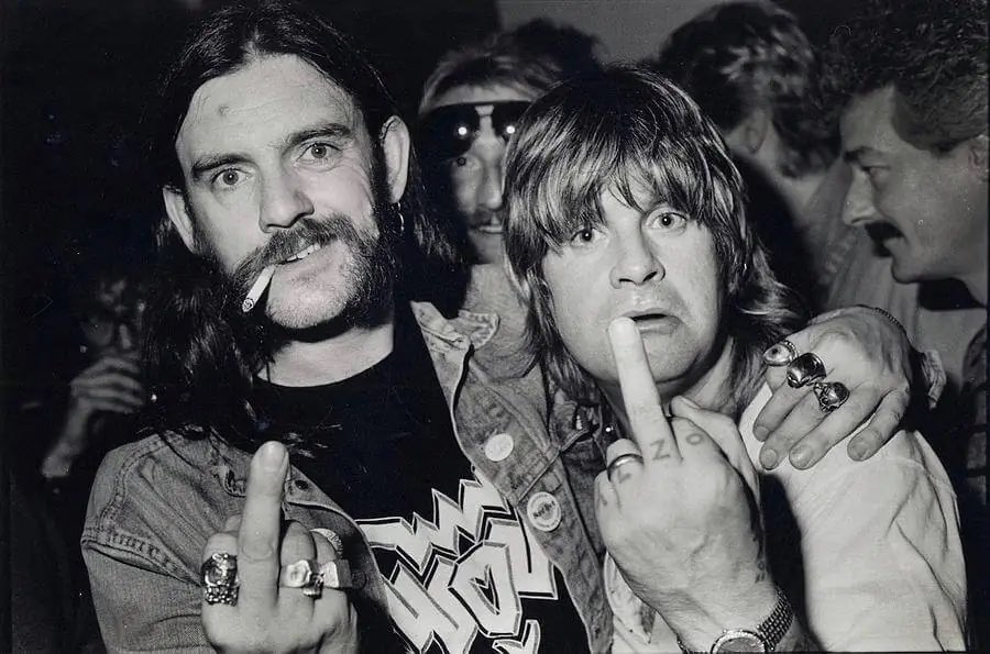 Ricardo_LoSi's tweet image. Lemmy Kilmister y Ozzy Osbourne.