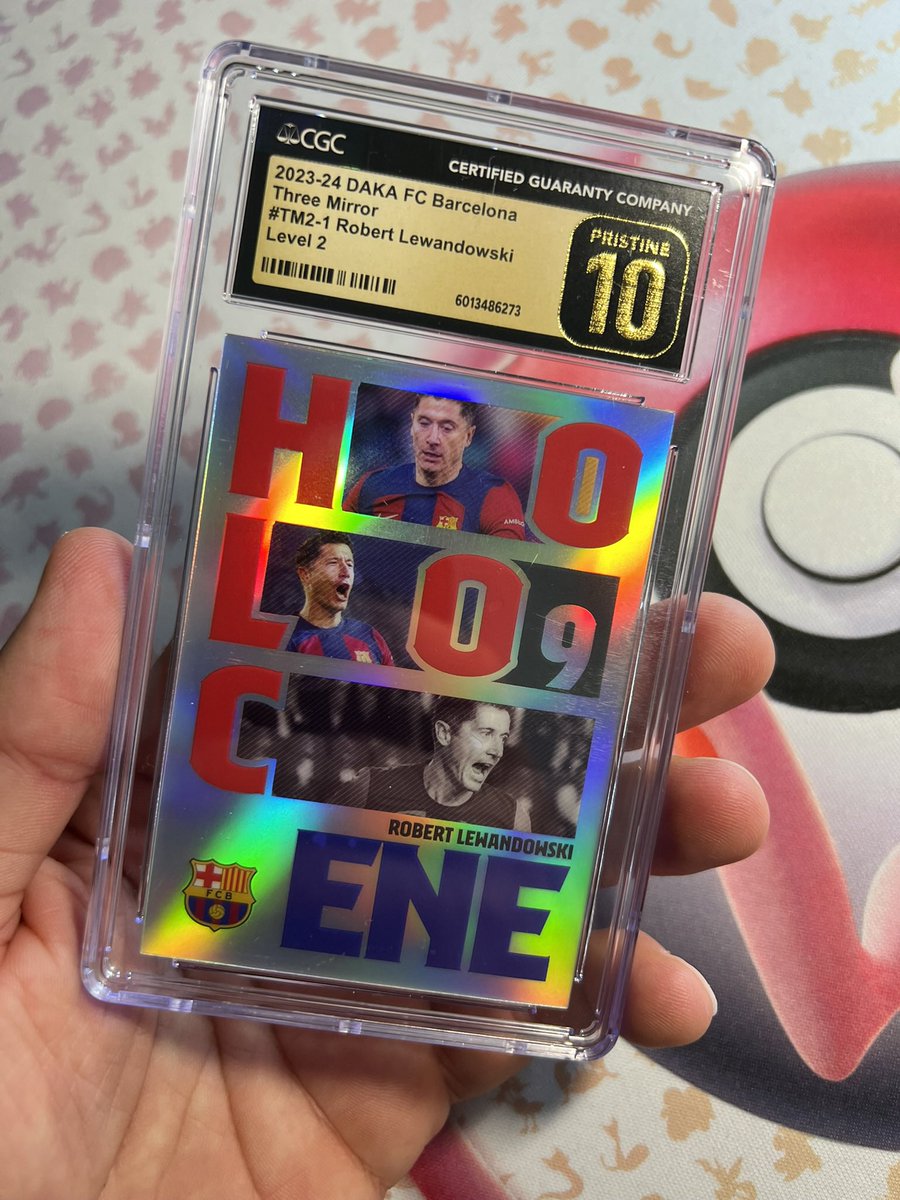 MartinPLDE's tweet image. 2023-24 DAKA FC Barcelona
Three Mirror
PRISTINE
#TM2-1 Robert Lewandowski
Level 2
CGC PRISTINE 10