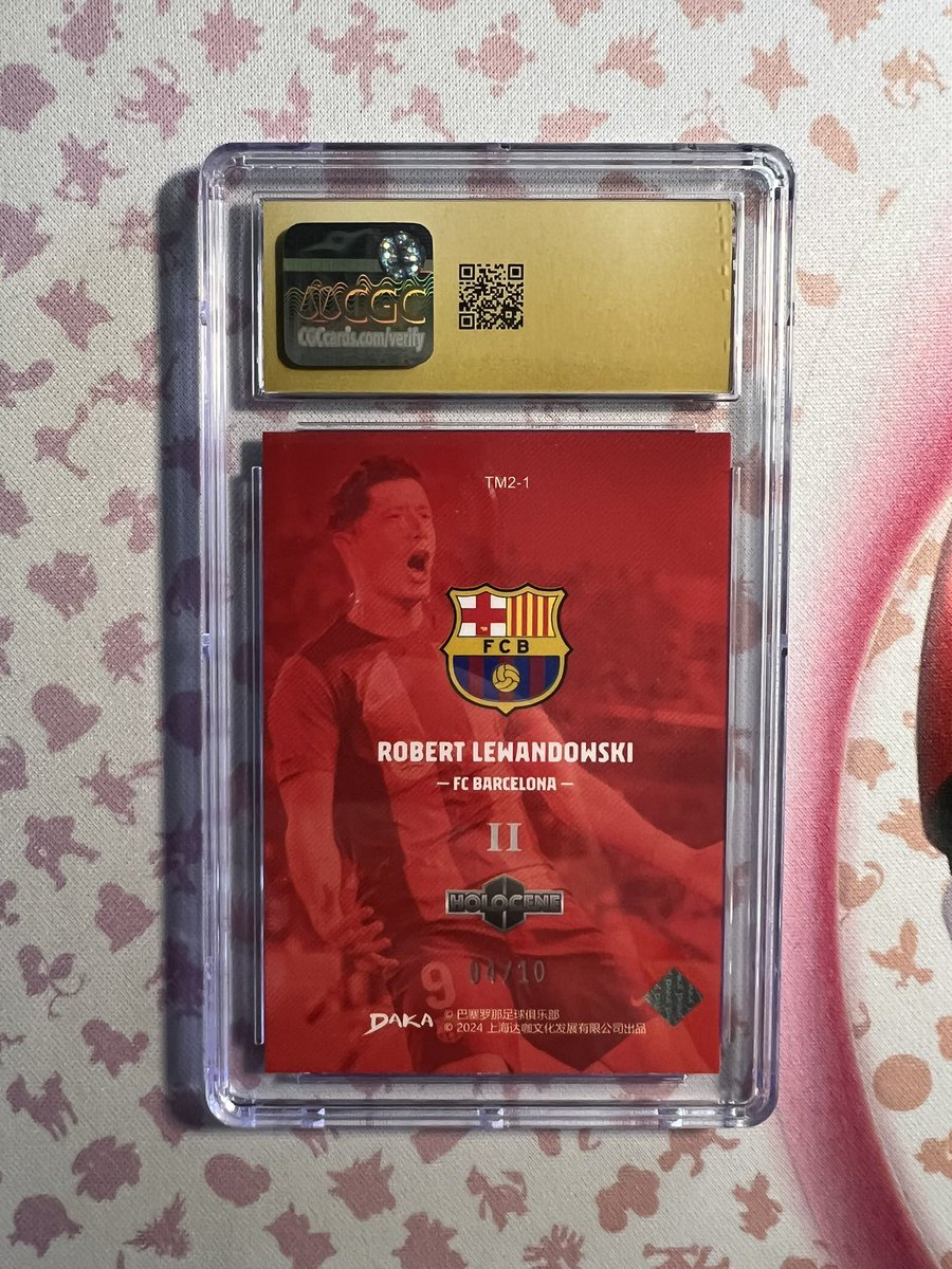 MartinPLDE's tweet image. 2023-24 DAKA FC Barcelona
Three Mirror
PRISTINE
#TM2-1 Robert Lewandowski
Level 2
CGC PRISTINE 10