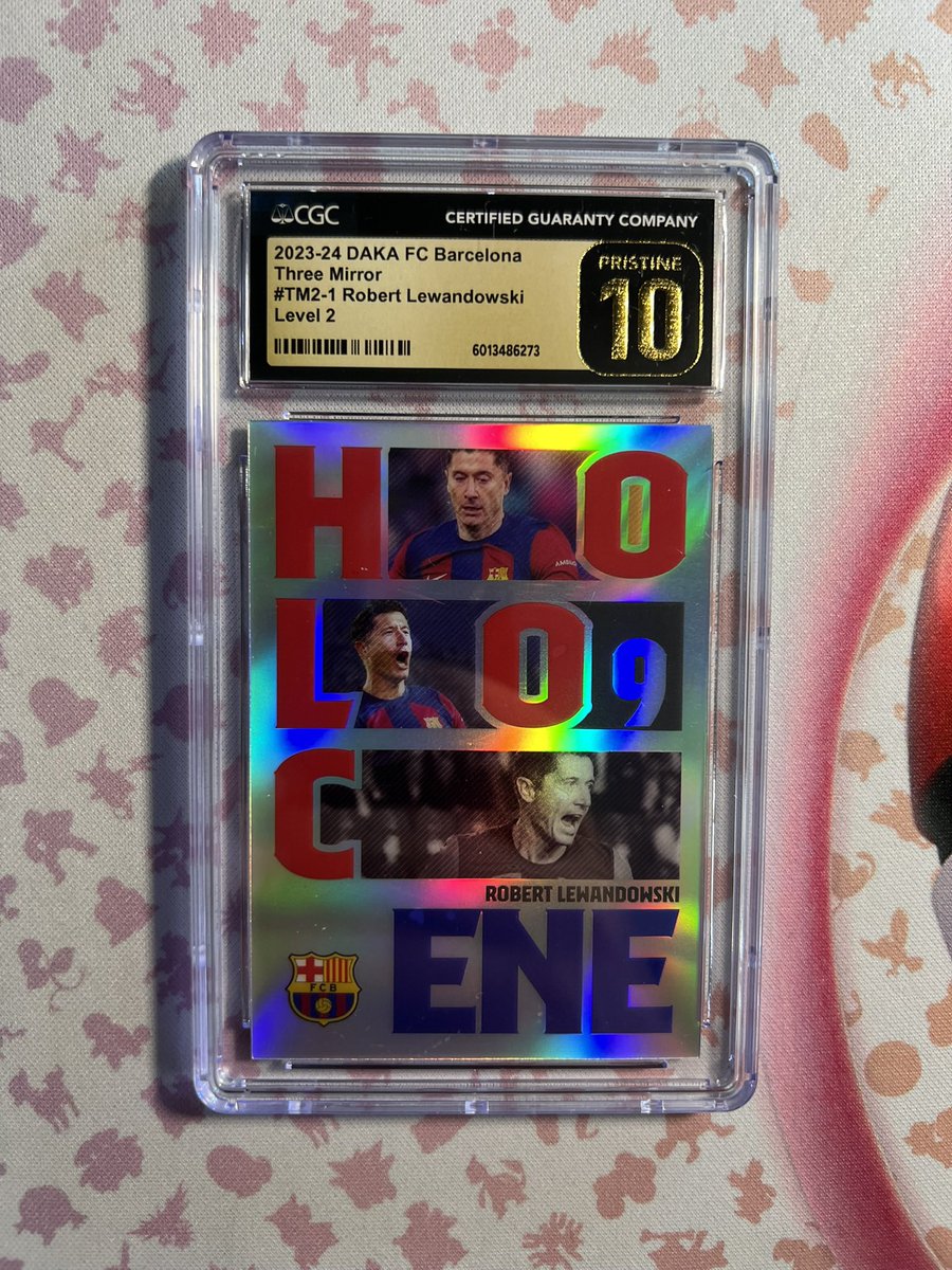 MartinPLDE's tweet image. 2023-24 DAKA FC Barcelona
Three Mirror
PRISTINE
#TM2-1 Robert Lewandowski
Level 2
CGC PRISTINE 10