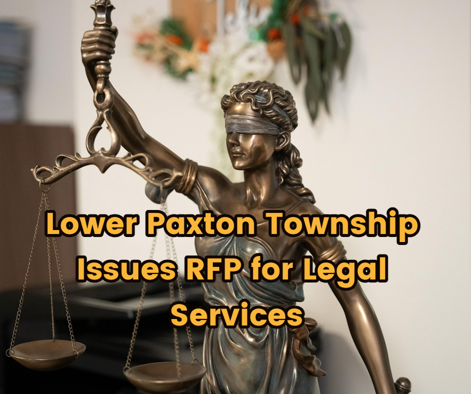 LowerPaxtonTwp's tweet image. ⚖️Lower Paxton Township is seeking proposals for legal services, including on-site &amp;amp; traditional solicitor support.
🗓️ Proposals due by 4 PM on Aug. 15, 2025.
👉 View the RFP: bit.ly/LPaxLegalRFP725
#LowerPaxtonTownship